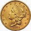 Zlatá mince 20 Dollar American Double Eagle | Liberty Head | 1861