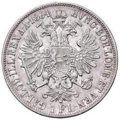 Srebrna Moneta 1 Gulden Franciszek Józef I. | Austriacki | 1867 A