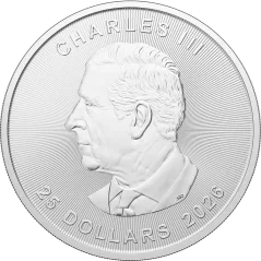 Maple Leaf 5 uncia | 2026 | ezüstérme