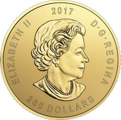 Zlatá investičná minca Elk 1 Oz | Call of the Wild | 2017
