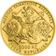 Zlatá mince 5000 Kč Město Jihlava | 2021 | Standard