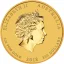 Gold coin Dog 2 Oz | Lunar II | 2018