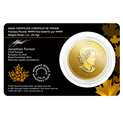 Zlatá investiční mince Golden Eagle 1 Oz | Call of the Wild | 2018