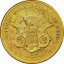 Zlatá mince 20 Dollar American Double Eagle | Liberty Head | 1859
