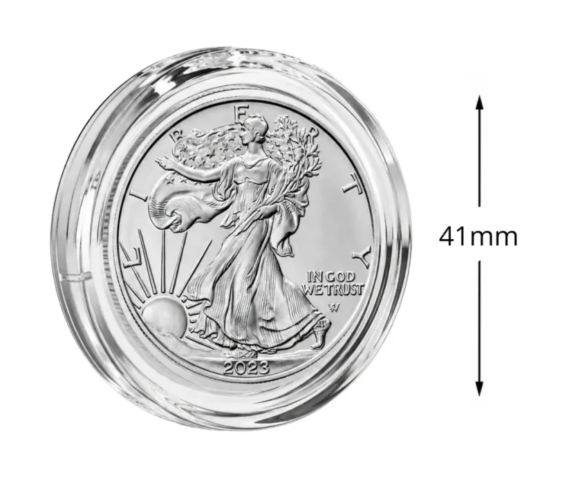 Kulatá kapsle | 41 mm | Balíček 10ks