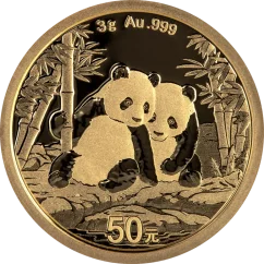 Zlatá investiční mince Panda 3g | 2026