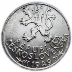Stříbrná mince 100 Kč | 1949 | 700 let hornických práv v Jihlavě