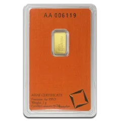 1g Gold Bar | Valcambi