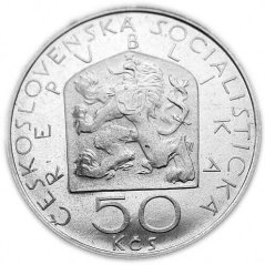 Strieborná minca 50 Kčs Zdeněk Nejedlý | 1978 | Proof