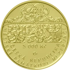 Zlatá mince 5000 Kč Město Štramberk | 2025 | Standard