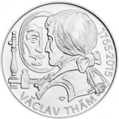 Strieborná minca 500 Kč Václav Thám | 2015 | Standard