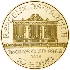 Bécsi Filharmonikusok 1/10 uncia | 2026 | aranyérme