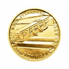 Zlatá mince 2500 Kč Zdymadlo na Labi pod Střekovem | 2009 | Standard