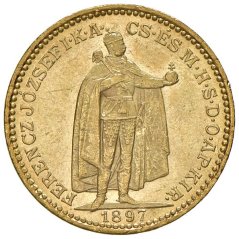 Gold coin 20 Corona Franz-Joseph I. | Hungarian mintage | 1901