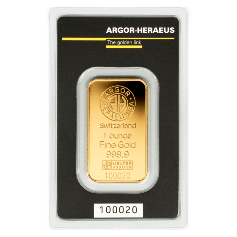 31,1g investičná zlatá tehlička | Argor-Heraeus