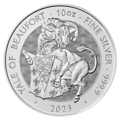 Yale of Beaufort 10 uncia | Tudor Beasts | 2023 | ezüstérme
