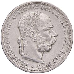 Stříbrná mince 1 korona Františka Josefa I. | Rakouská ražba | 1899