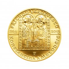 Gold coin 10000 CZK Příchod věrozvěstů Konstantina a Metoděje | 2013 | Standard