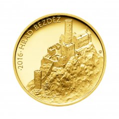 Zlatá minca 5000 Kč Hrad Bezděz | 2016 | Proof