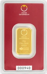 10g Złota Sztabka | Mennica Austriacka