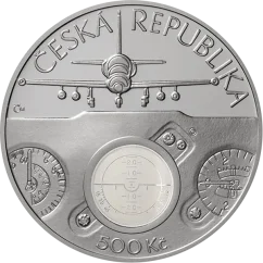 Silver coin 500 CZK Cvičný letoun Aero L-39 Albatros | 2025 | Standard