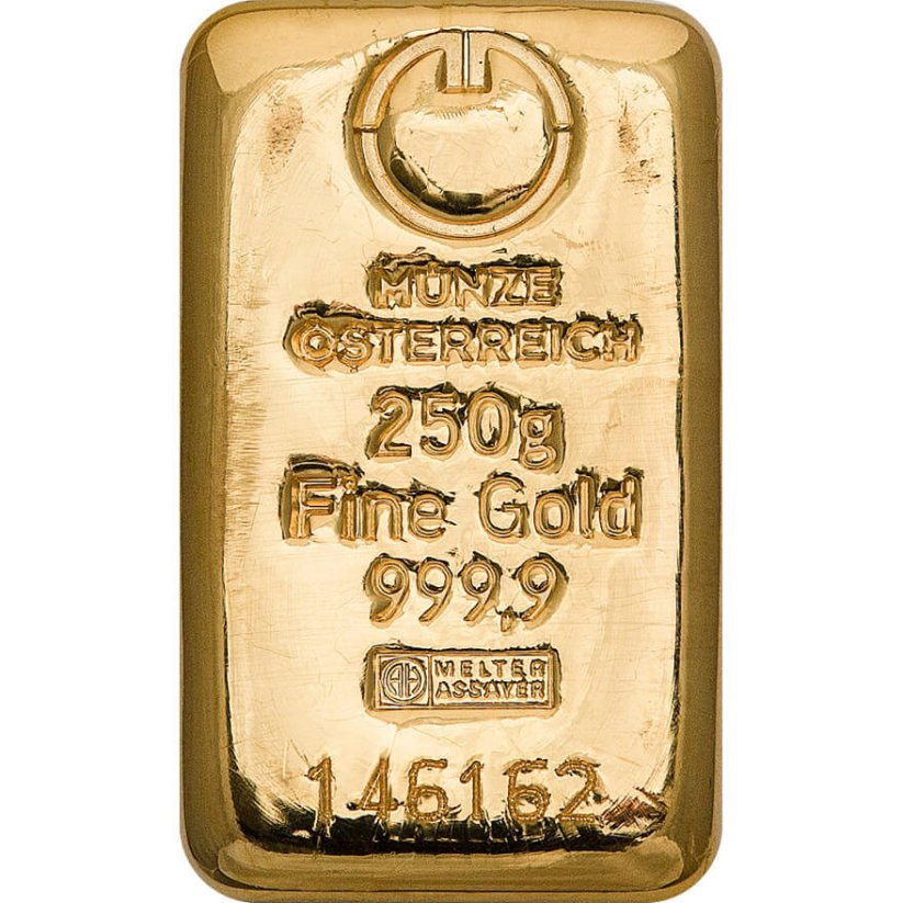 250g investiční zlatý slitek | Münze Österreich