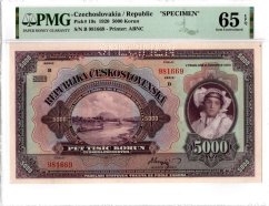 Banknote 5000 Korun | 1920 | EPQ 65