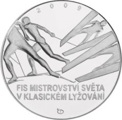 Silver coin 200 CZK Mistrovství světa v klasickém lyžování | 2009 | Proof