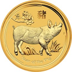 Gold coin Pig 2 Oz | Lunar II | 2019