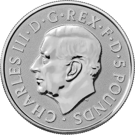 Silver coin Seymour Unicorn 2 Oz | Tudor Beasts | 2024