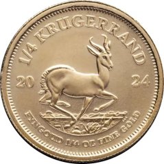 Zlatá investičná minca Krugerrand 1/4 Oz | 2024