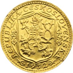 Gold coin St. Wenceslas 1 Ducat | 1932