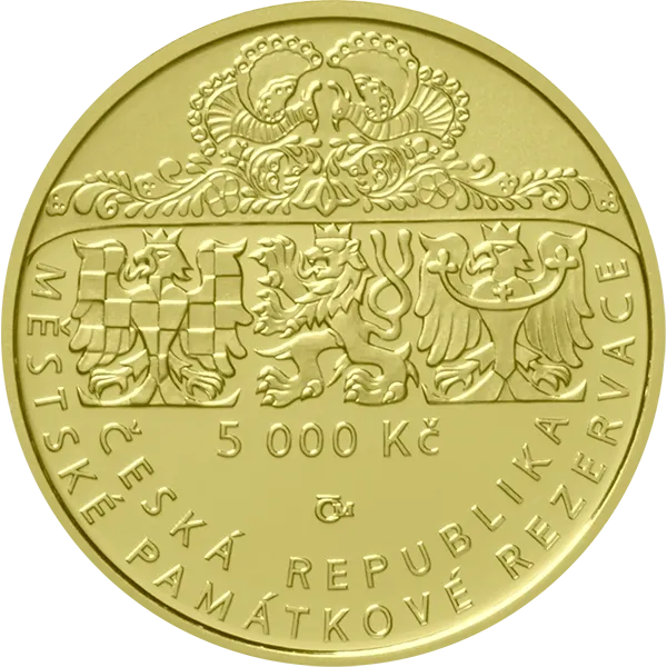 Zlatá mince 5000 Kč Město Štramberk | 2025 | Standard