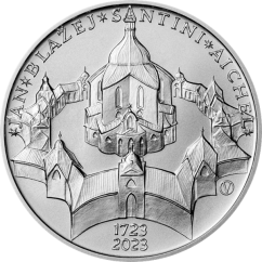 Silver coin 200 CZK Jan Blažej Santini-Aichel | 2023 | Standard