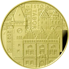 Zlatá mince 5000 Kč Město Tábor | 2025 | Proof