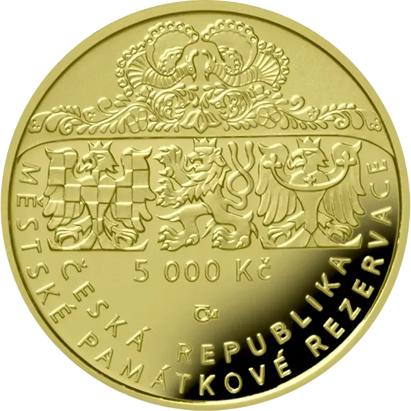 Zlatá mince 5000 Kč Město Štramberk | 2025 | Proof