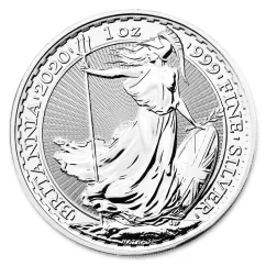 Stříbrná investiční mince Britannia 1 Oz