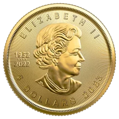 Zlatá investiční mince Maple Leaf 1/10 Oz