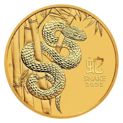 Złota moneta Rok Węża 2 oz | Lunar III | 2025