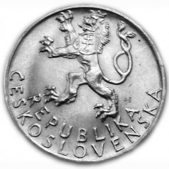Strieborná minca 50 Kč | 1947 | 3. výročí SNP