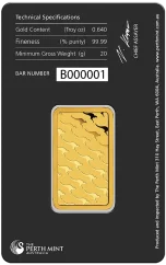 20g investiční zlatý slitek | Perth Mint