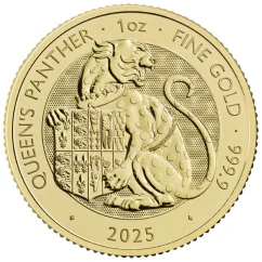 Złota moneta Panther 1 Oz | Tudor Beasts | 2025