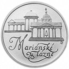 Silver coin 50 CSK Mariánské Lázně | 1991 | Proof