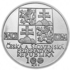Silver coin 100 CSK Muzeální společnost | 1993 | Proof