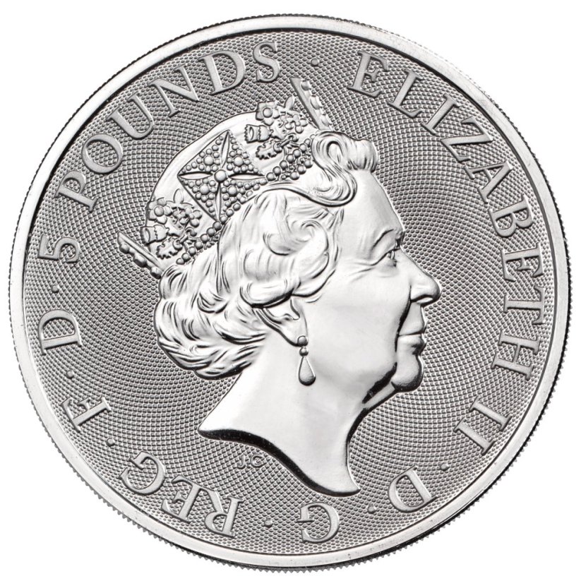 Stříbrná investiční mince Queens Beasts Completer 2 Oz | Queens Beasts | 2021