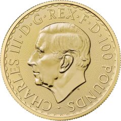 Zlatá investičná minca Britannia 1 Oz | Charles III | 2024
