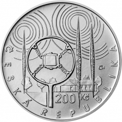 Stříbrná mince 200 Kč Zahájení pravidelného vysílání československého rozhlasu | 2023 | Standard