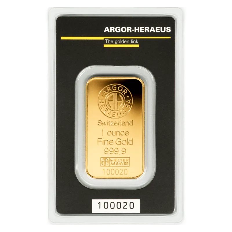 31,1g Gold Bar | Argor-Heraeus