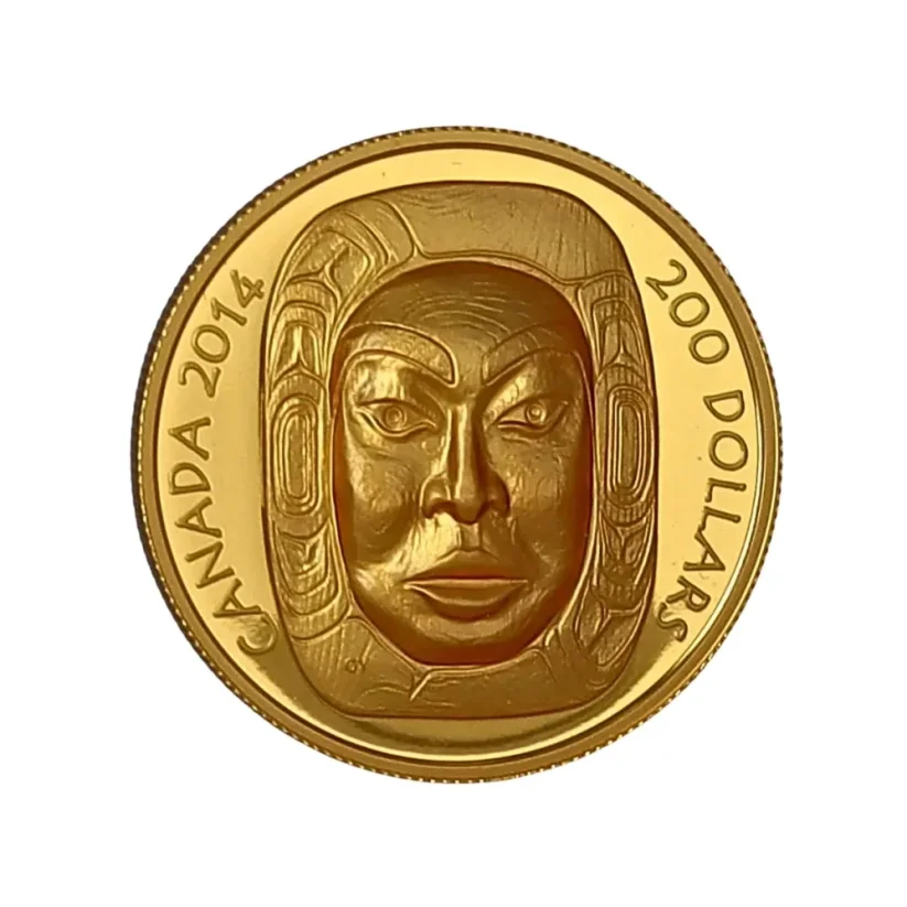 Gold coin Matriarch moon | 2014 | Proof | High relief