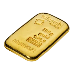 100g Gold Bar | Valcambi | Casted